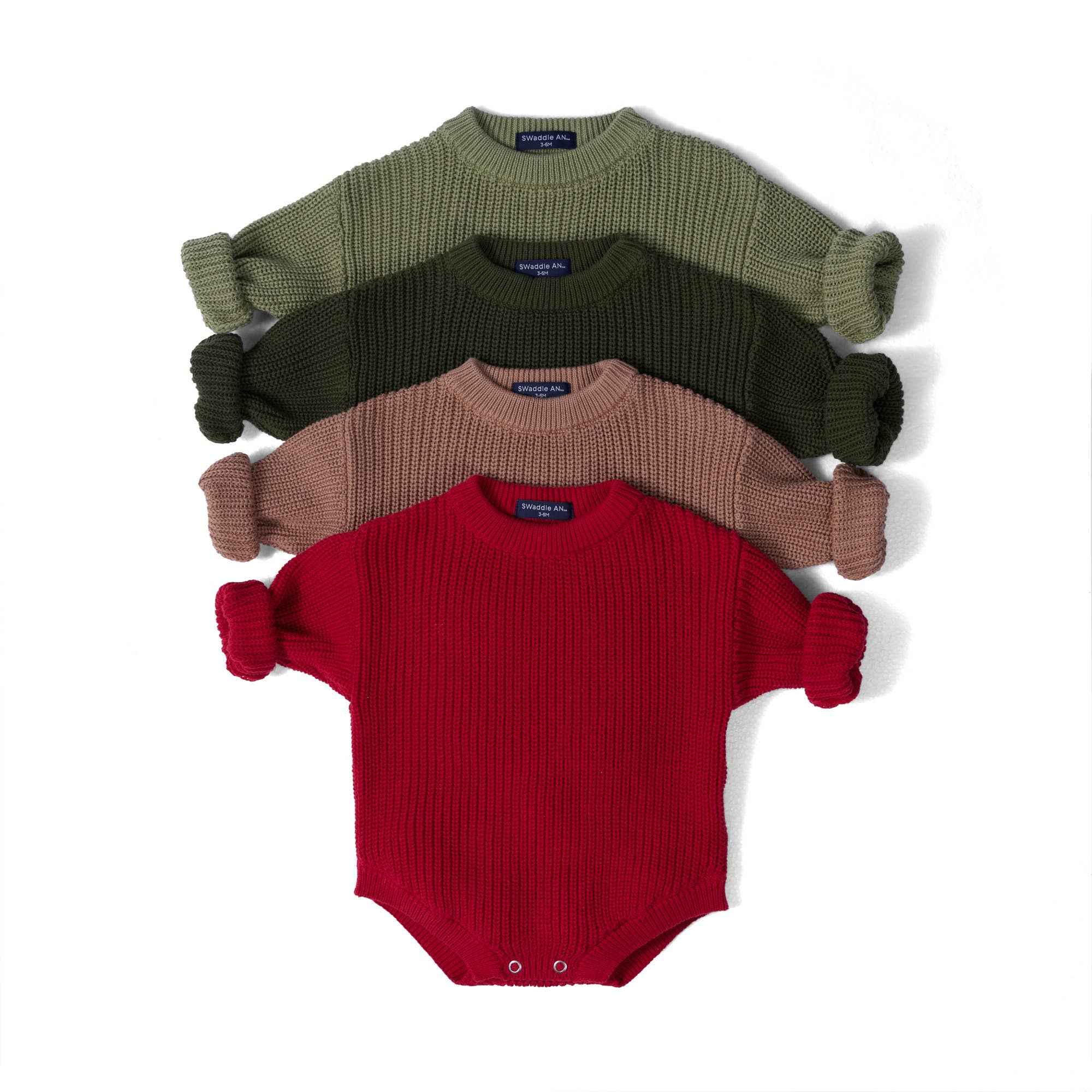 SwaddleAn - Wholesale Romper - Kids - 100% Cotton Classic Baby Knit Romper 24