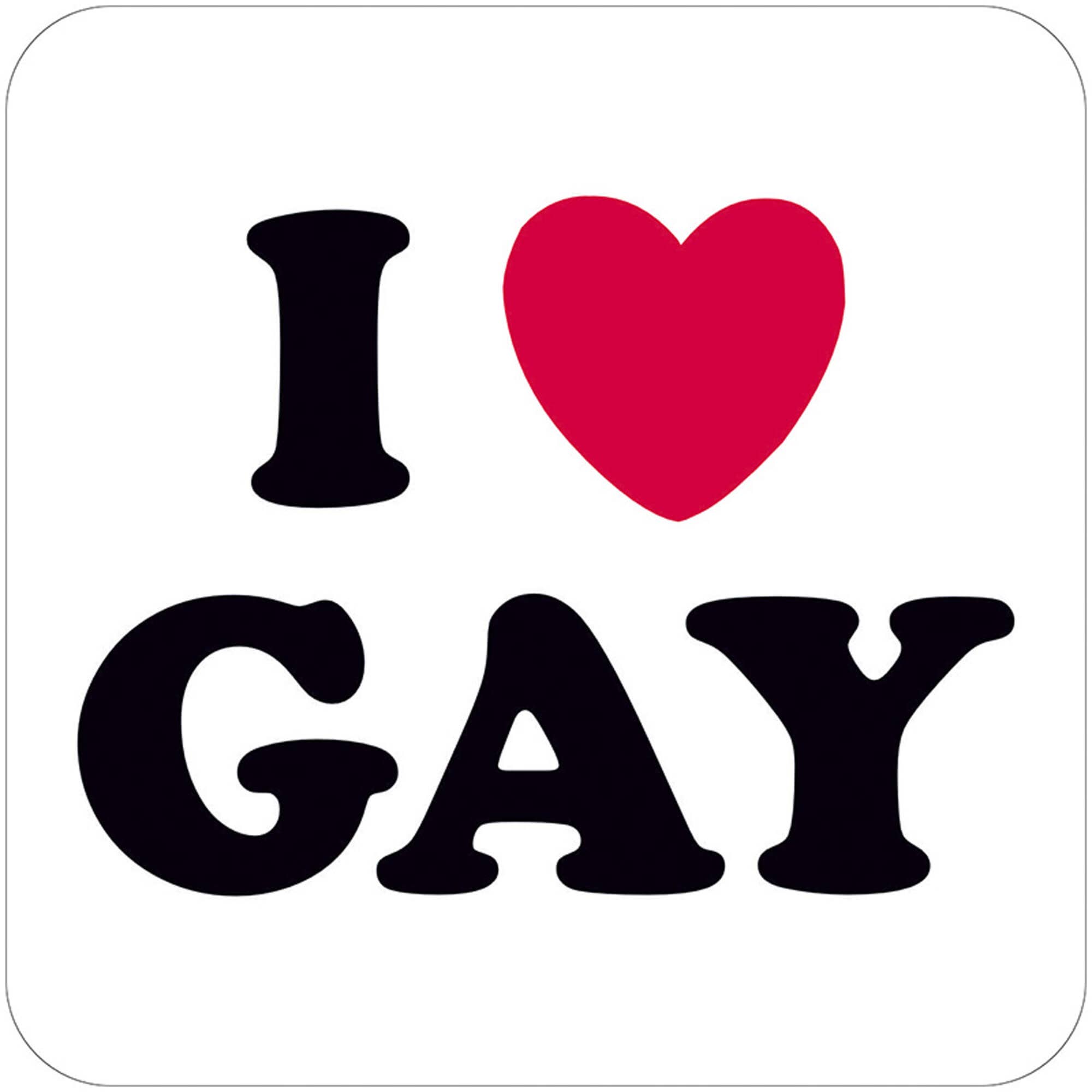 Dean Morris Cards – wholesale Coasters – I love gay Coaster0