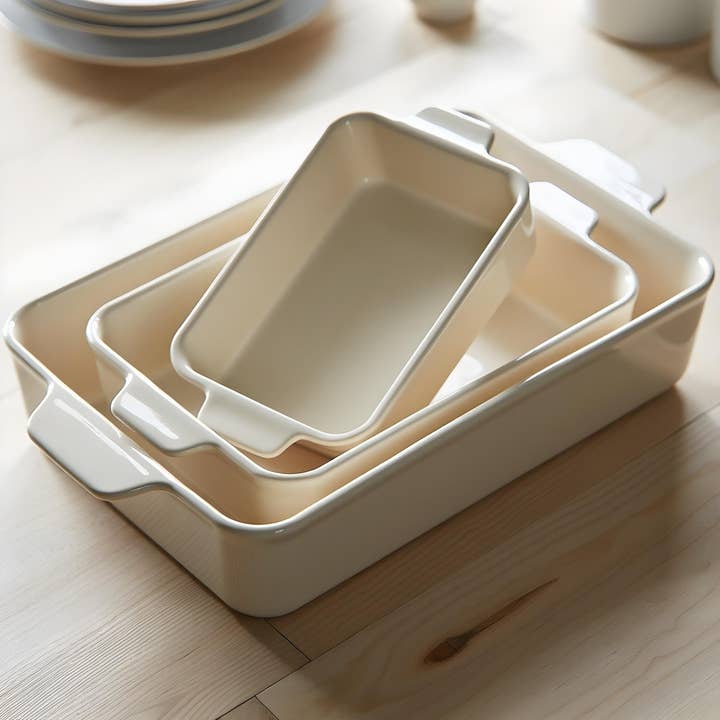 Kook - Wholesale Baking Dish - Kook Ceramic Baking Dishes, Small, Medium, Large, Set of 38