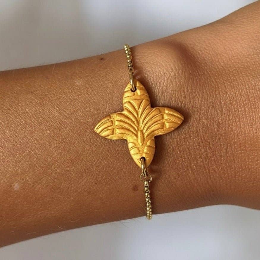 DUESTELLE ITALIA - Venta al por mayor Pulseras de abalorios/colgantes - CASSIOPEA - Pulsera artesanal con Estrella1