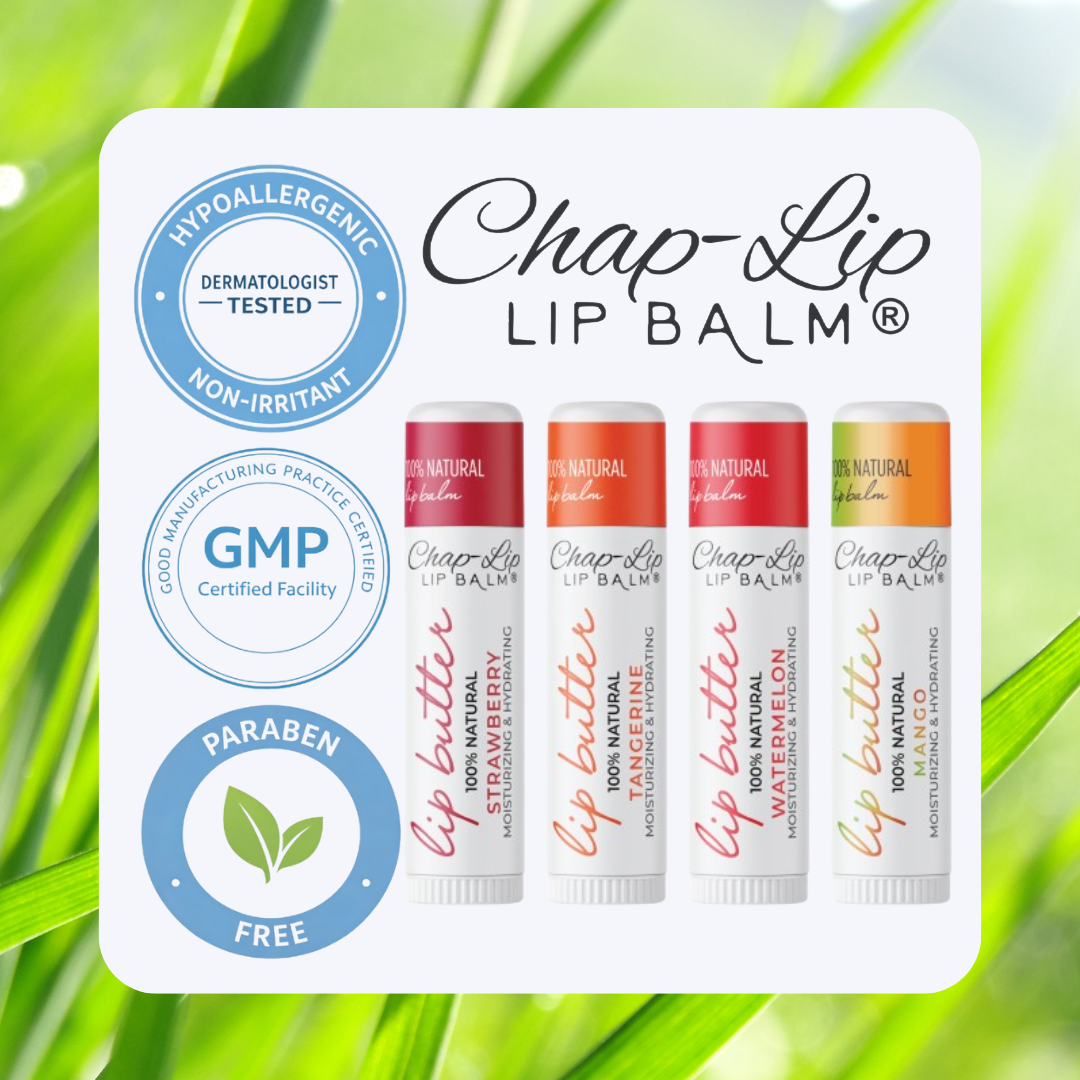 Chap-Lip – Bálsamo labial por atacado – Chap-Lip Lip Butter Bálsamo Labial 100% Natural (24 unidades)2