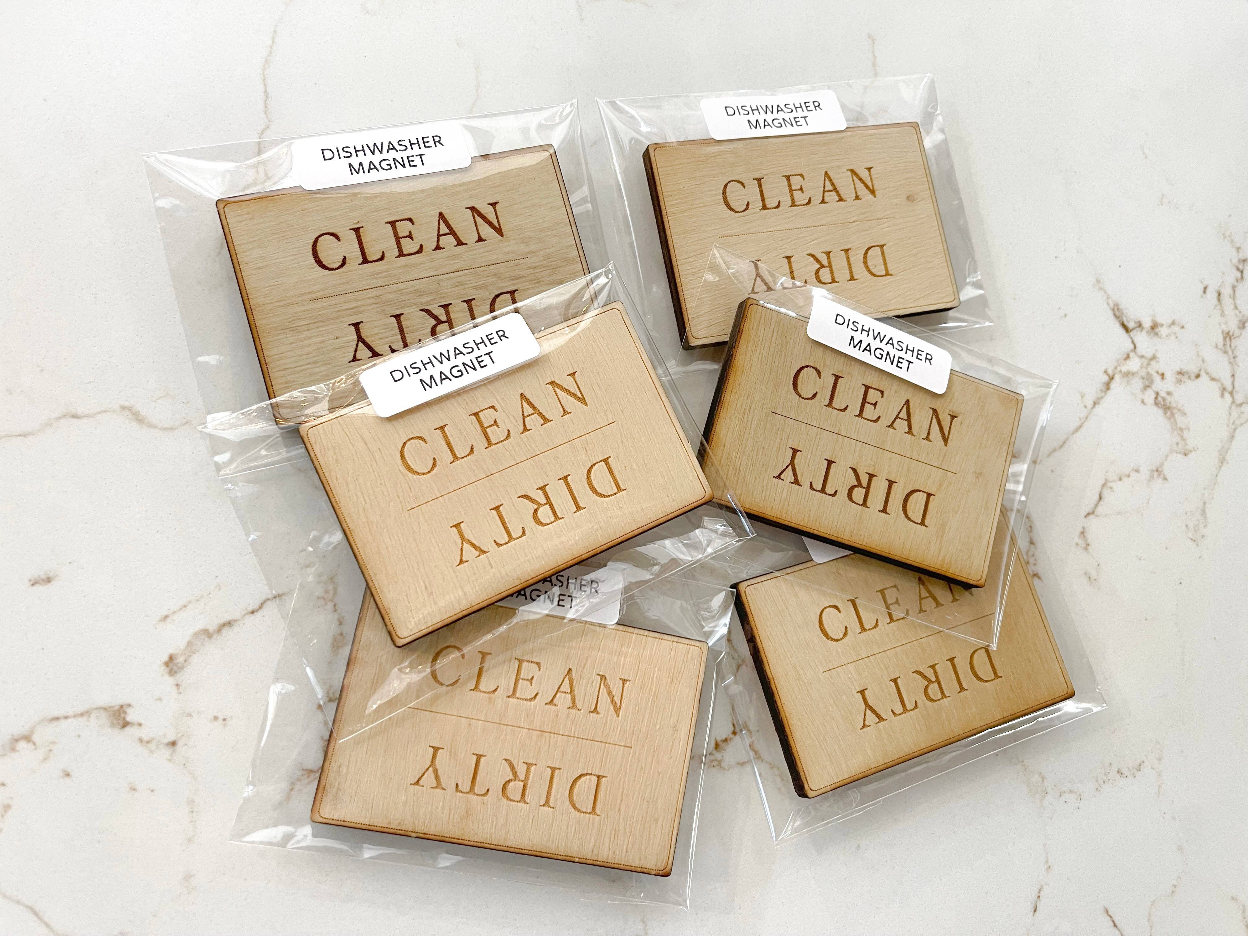 Woodland Shanty - Wholesale Magnet - Clean Dirty Dishwasher Magnets, Kitchen Helper0