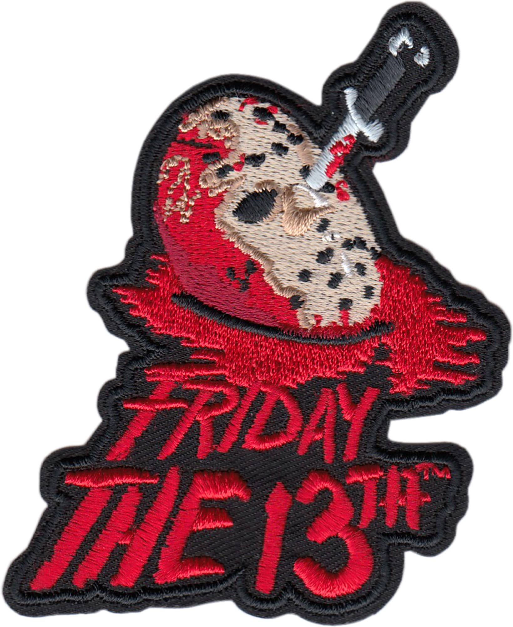 Square Deal Recordings & Supplies - Wholesale Patch - Patch - Friday The 13th - Jason's Bloody Mask & Knife Horror