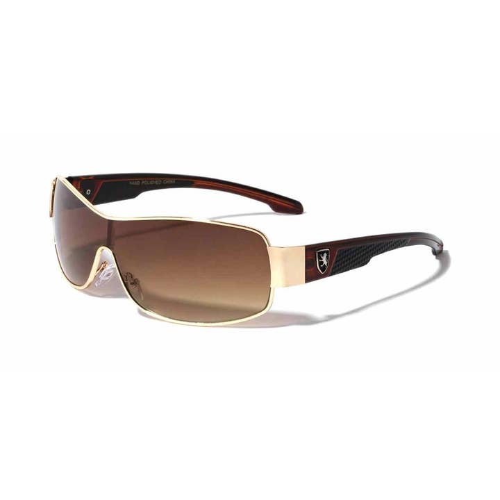 Sunrayzz Imports - Wholesale Sunglasses - Men's - Khan Shield Sports Sunglasses kn-m3905