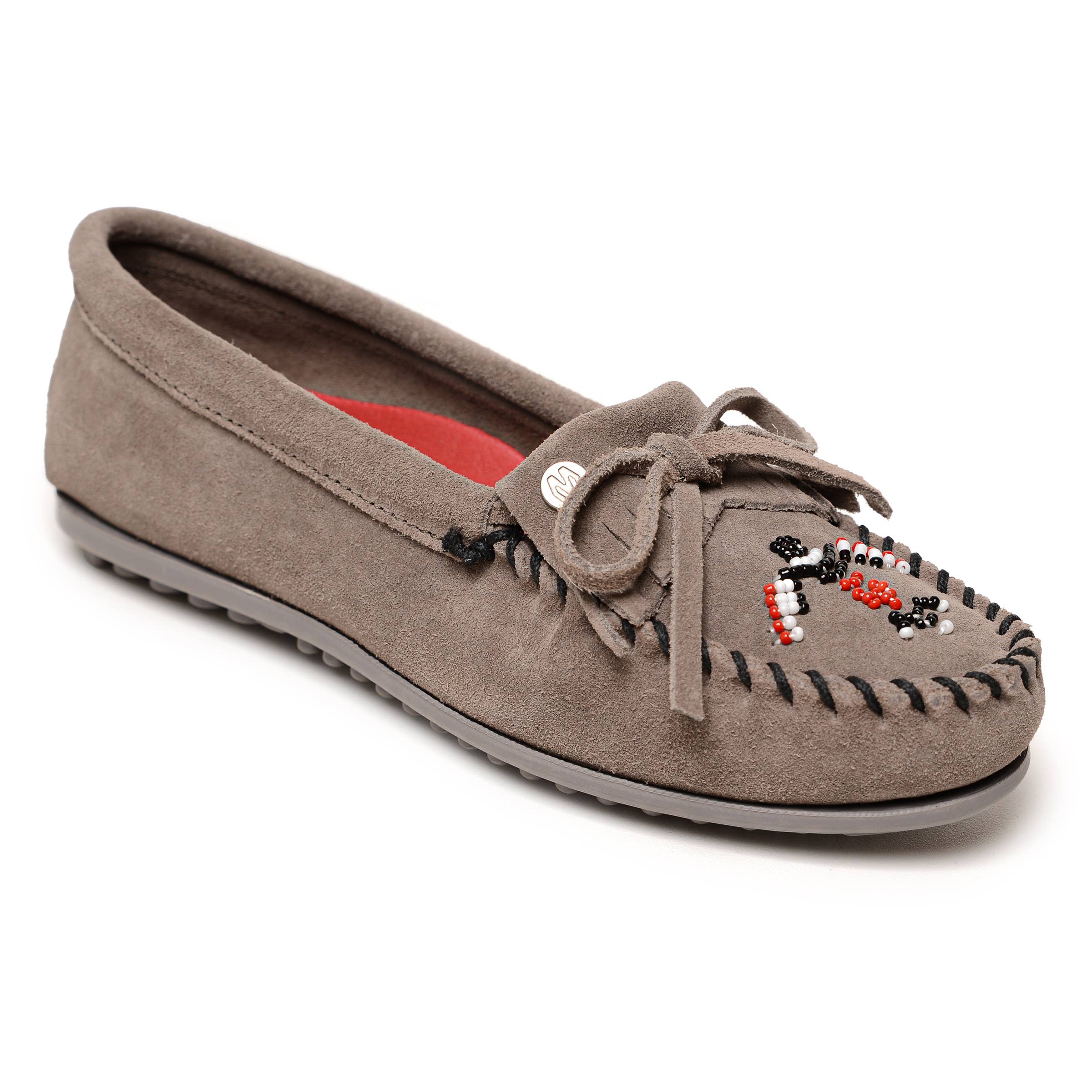 Minnetonka - Wholesale Flats/Loafers - Women's - Women's Thunderbird Animikii Suede Beaded Moccasin4