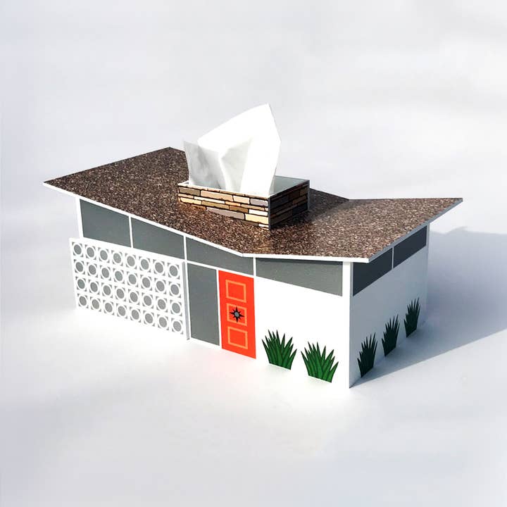 Destination PSP - Wholesale Tissue Box - Midcentury Tissue Box Cover - Butterfly House