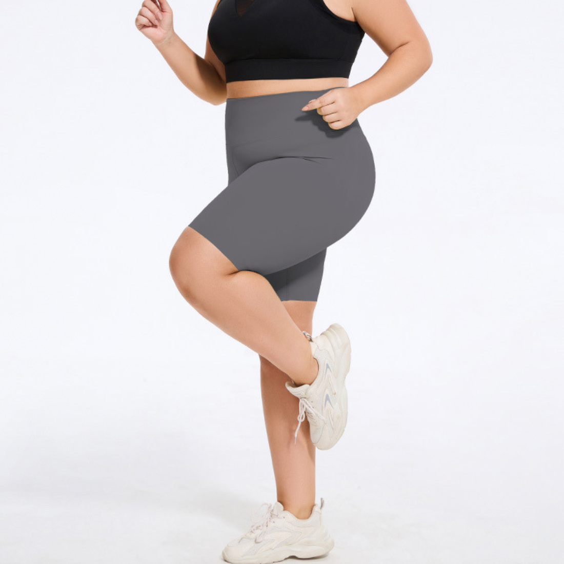 Sodalemon - Wholesale Sportkledingset - Dames - Plus size dames billenliftende yoga capri legging2