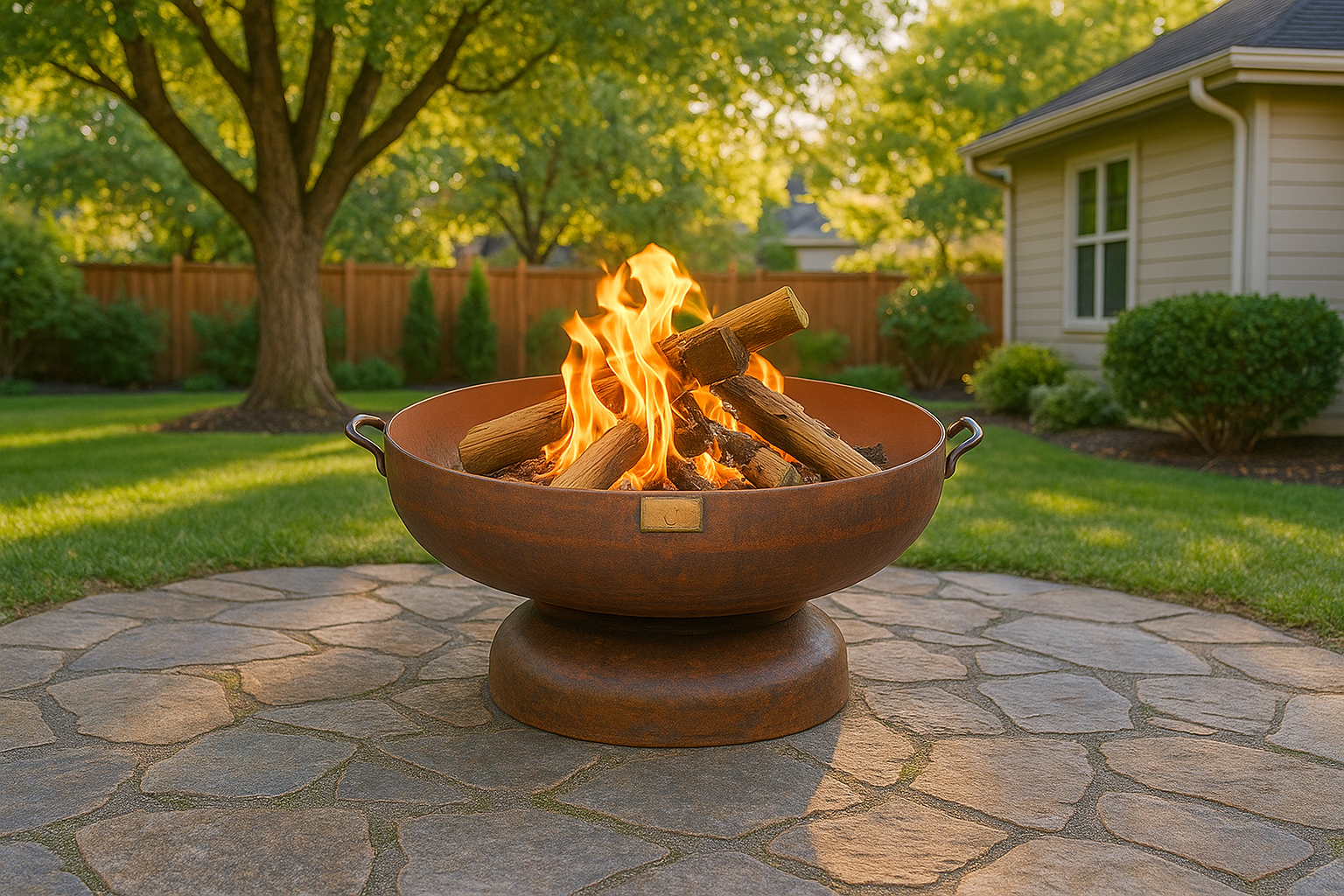 Evergreen Patio - Wholesale Fire Pit - 36" Fire Pit on Base Legacy Series1