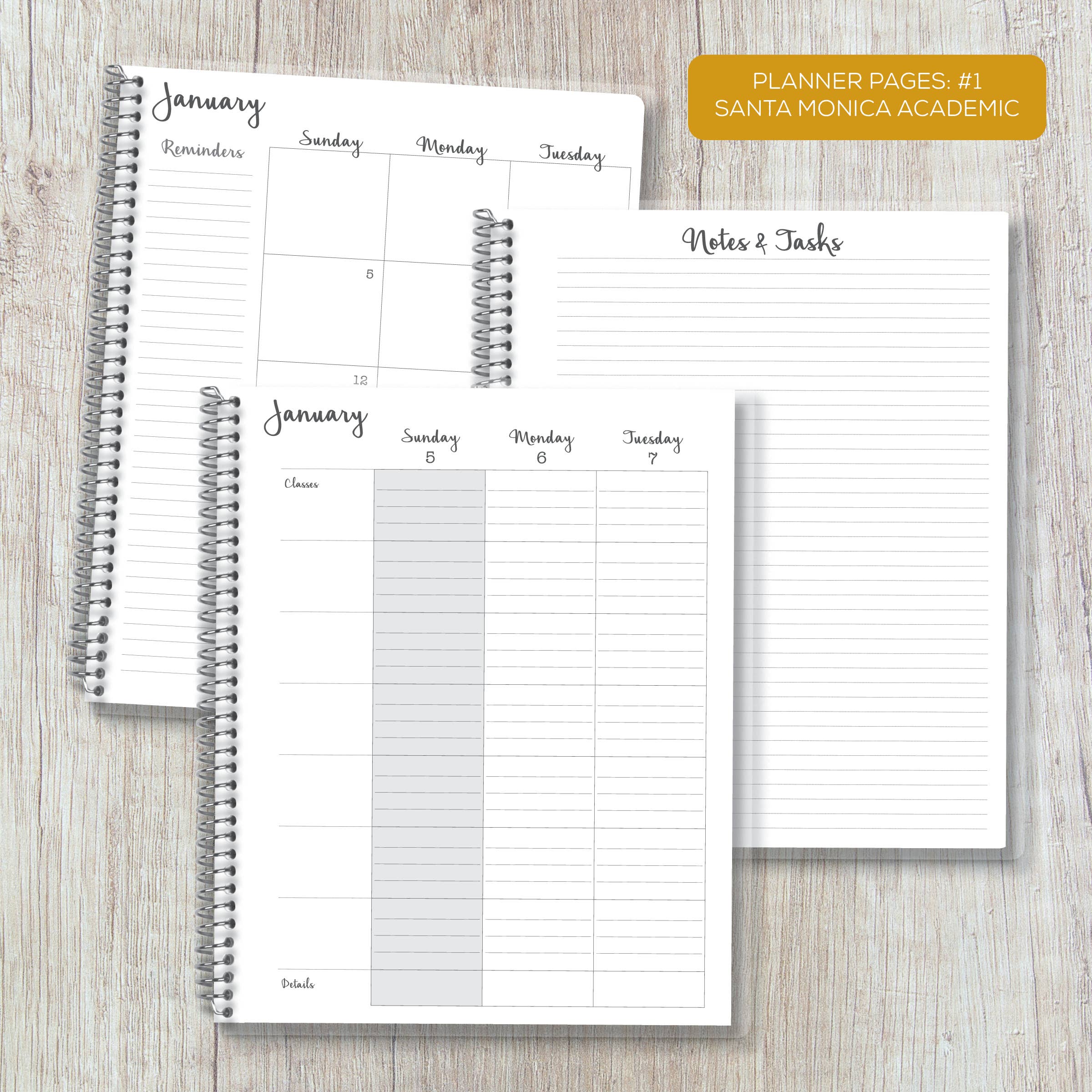 Practical Paper Company - Vente Agendas - Luxe Planners + Onglets et Pochette1