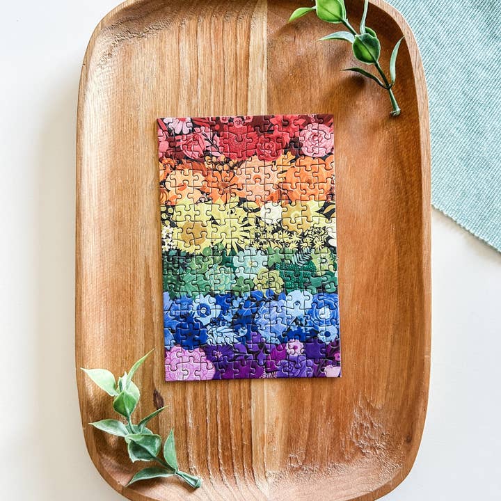 Spaghetti Tree Puzzles and Games - Wholesale Puzzle - Adult - Rainbow Garden 150 Pc Mini Puzzle3