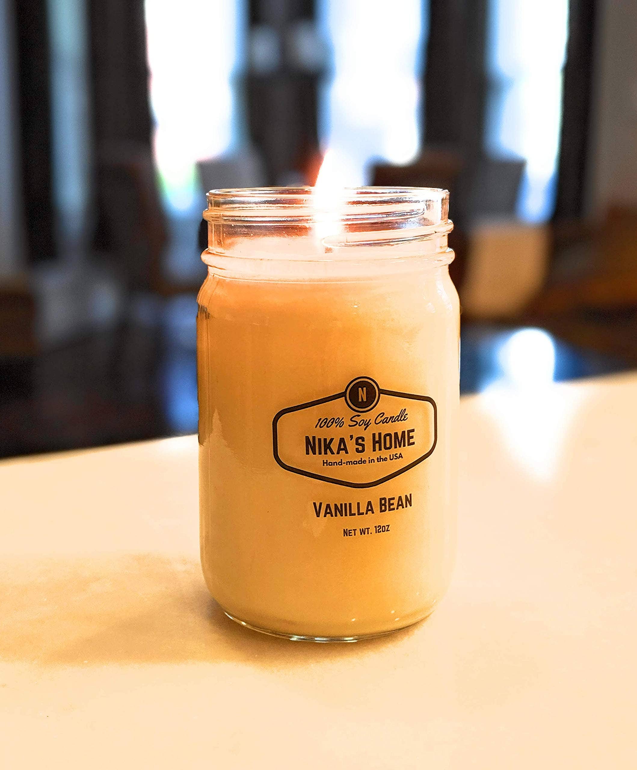 Nika's Home - Wholesale Jar/Filled Candle - Vanilla Bean2