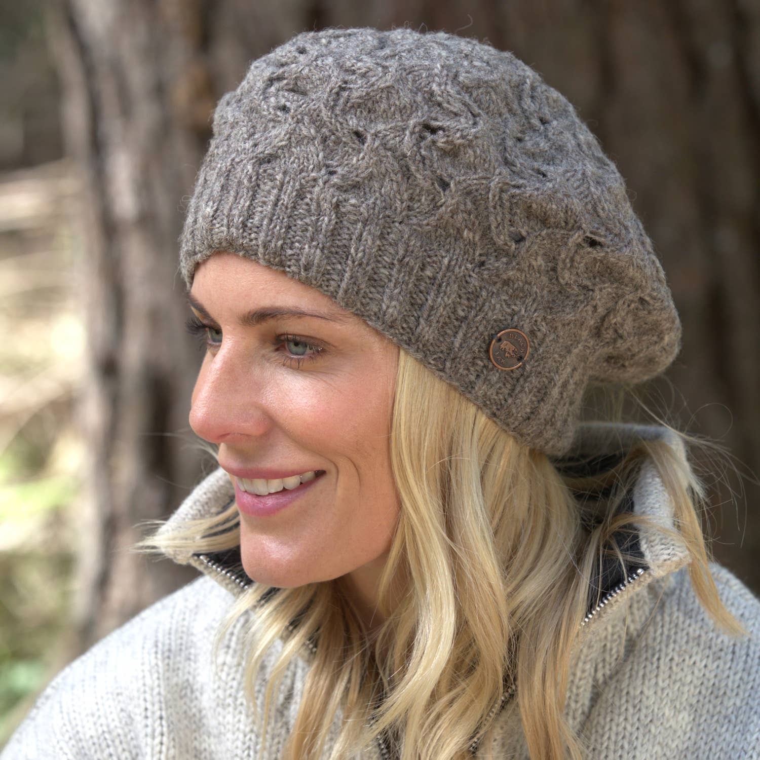 Black Yak Ltd - Wholesale Beret - Women's - Scroll Beret Pure Wool Hat - Knitted - Fair Trade8