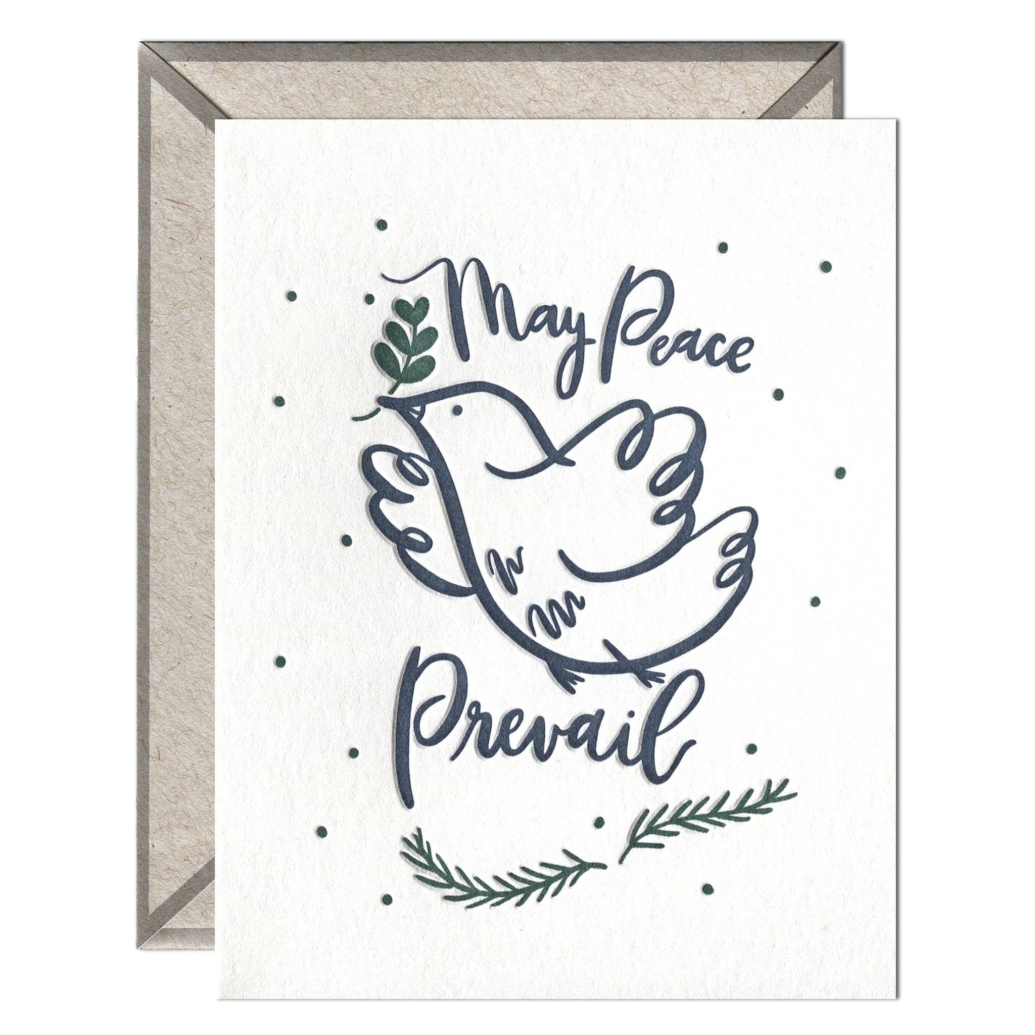 INK MEETS PAPER – Großhandel Saisongrußkarte – May Peace Prevail - Karte Winterferien1