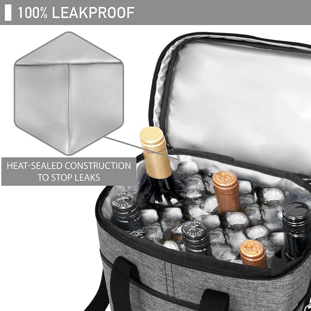 OPUX - Wholesale Wine Tote - 6 Bottle Wine Carrier Bag50
