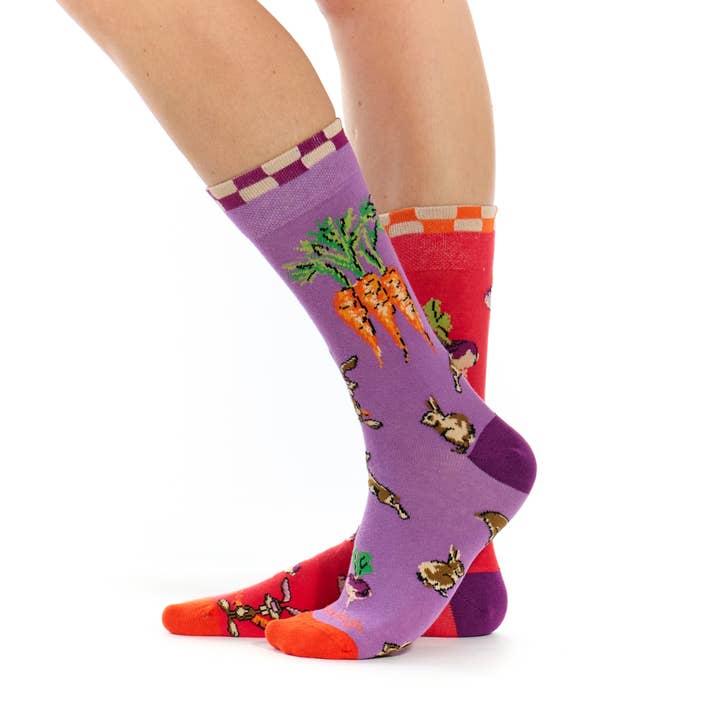 Ruban Rouge - Wholesale Socks - Unisex - Rabbit sock - mismatched - 35/38 - 39/42 - 43/461