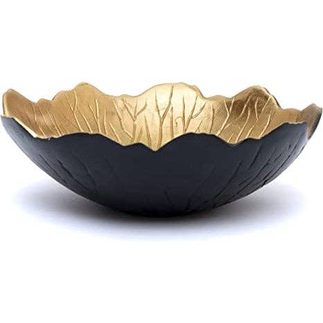 Gute Leaf Bowl for Serving Fruits & Appetizers for wholesale by The Wine Savant / Khen Glassware