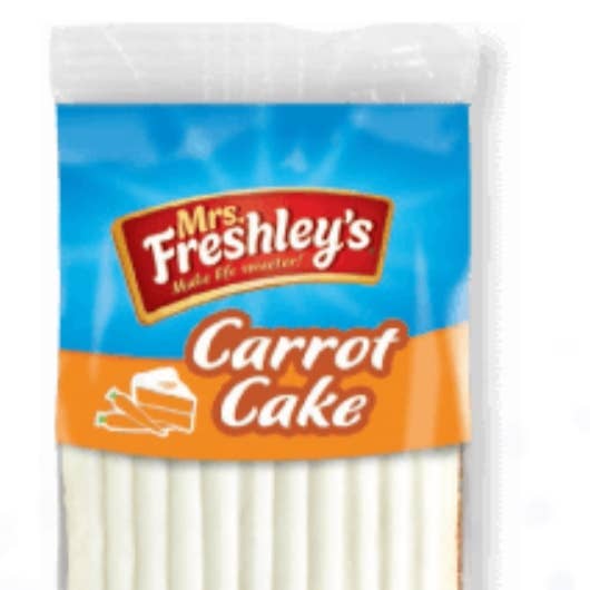 Mrs. Freshley's Iced Carrot Cake, 3.5 oz 8 ct Single Serve for wholesale by Long Island Candy Factory