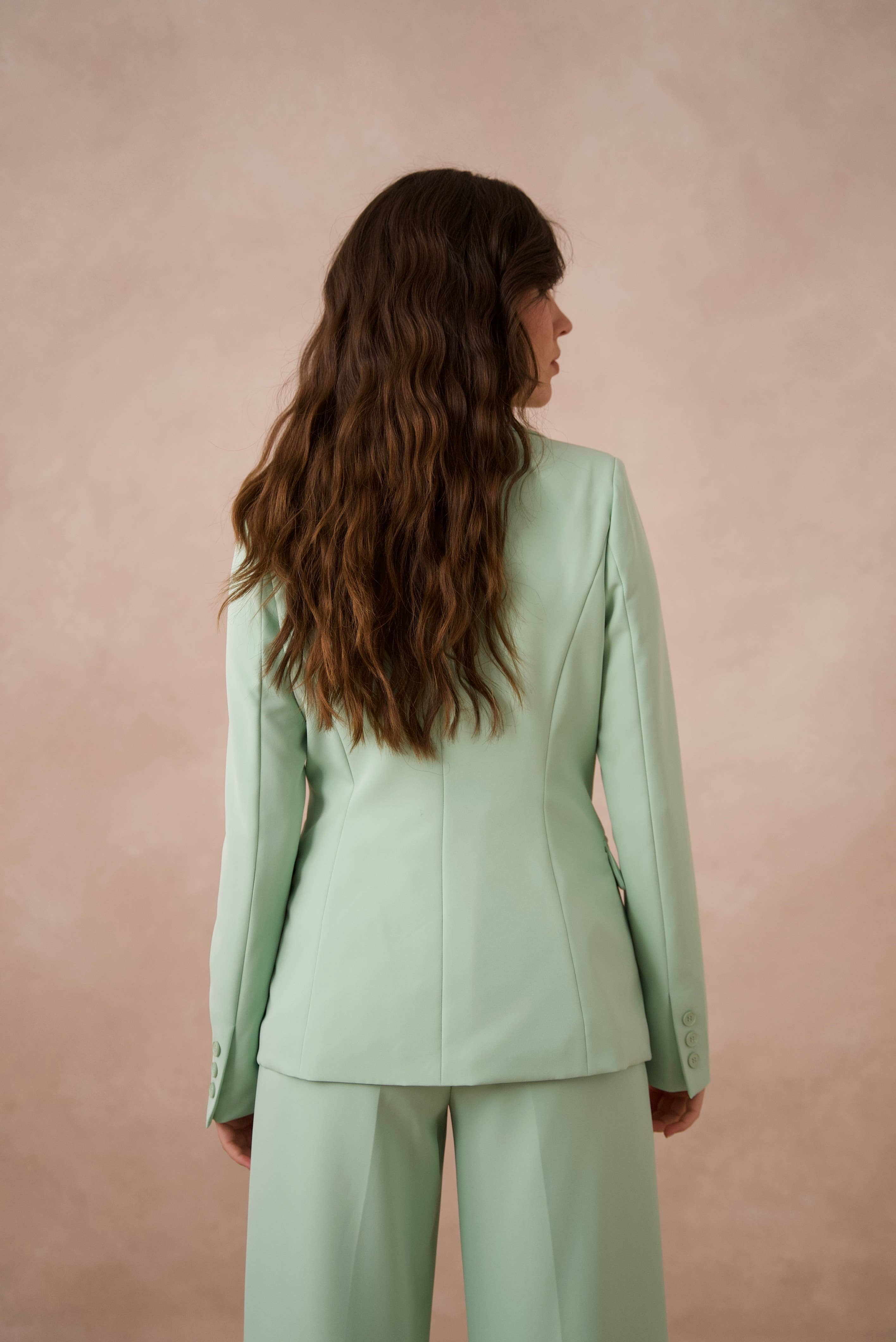 Attentif Paris - Wholesale Suit Jacket - Women's - [Timeless] Fitted single-button plain jacket16