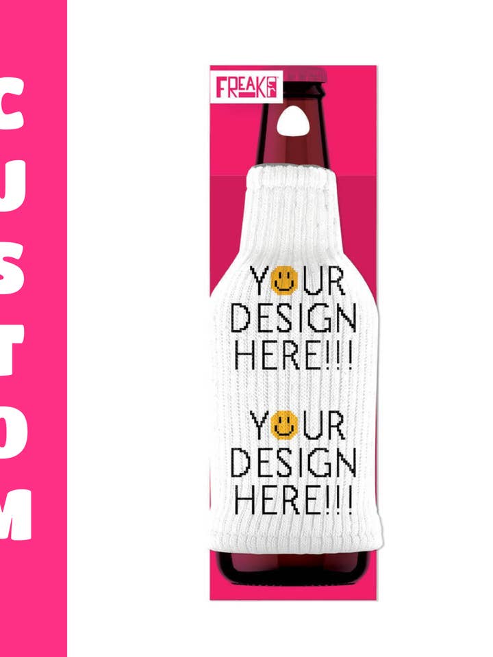 Custom Knit Koozie - Stretches to fit every beverage! for wholesale by Freaker USA