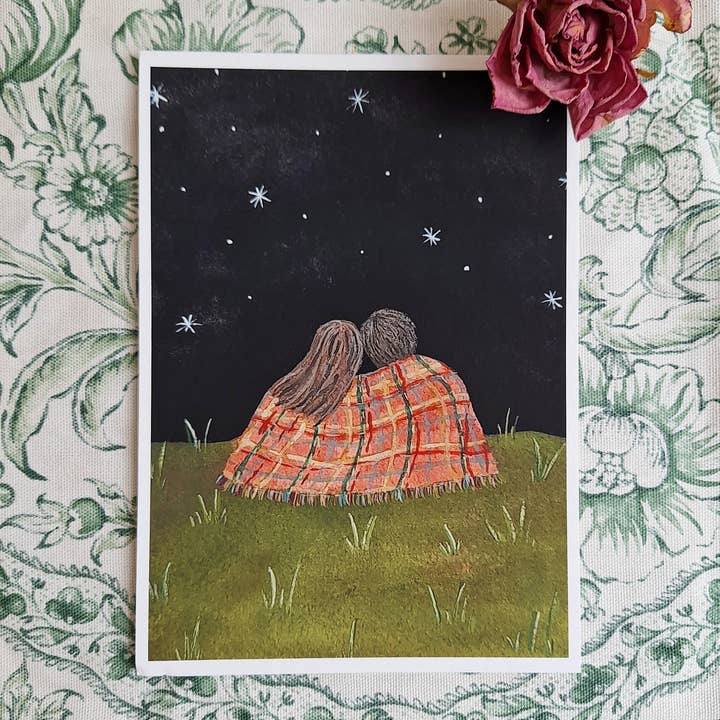 Cold Starlight A5 art print for wholesale by LYDIAMAE