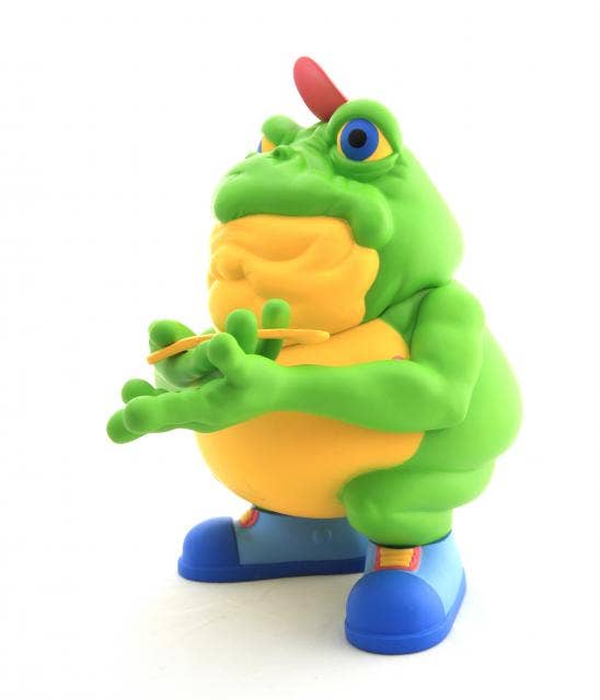 Disburst – wholesale Figurine toy – Kids – "Drug'em Kill Frog" Vinyl Figure1