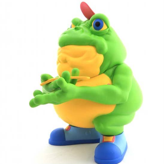 Disburst – wholesale Figurine toy – Kids – "Drug'em Kill Frog" Vinyl Figure1