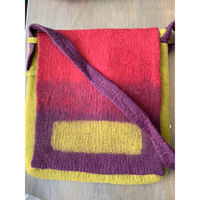 Erik & Mike – Mala a tiracolo - Mulher por atacado – BG - Bolsa mensageiro de feltro de lã Gallerist