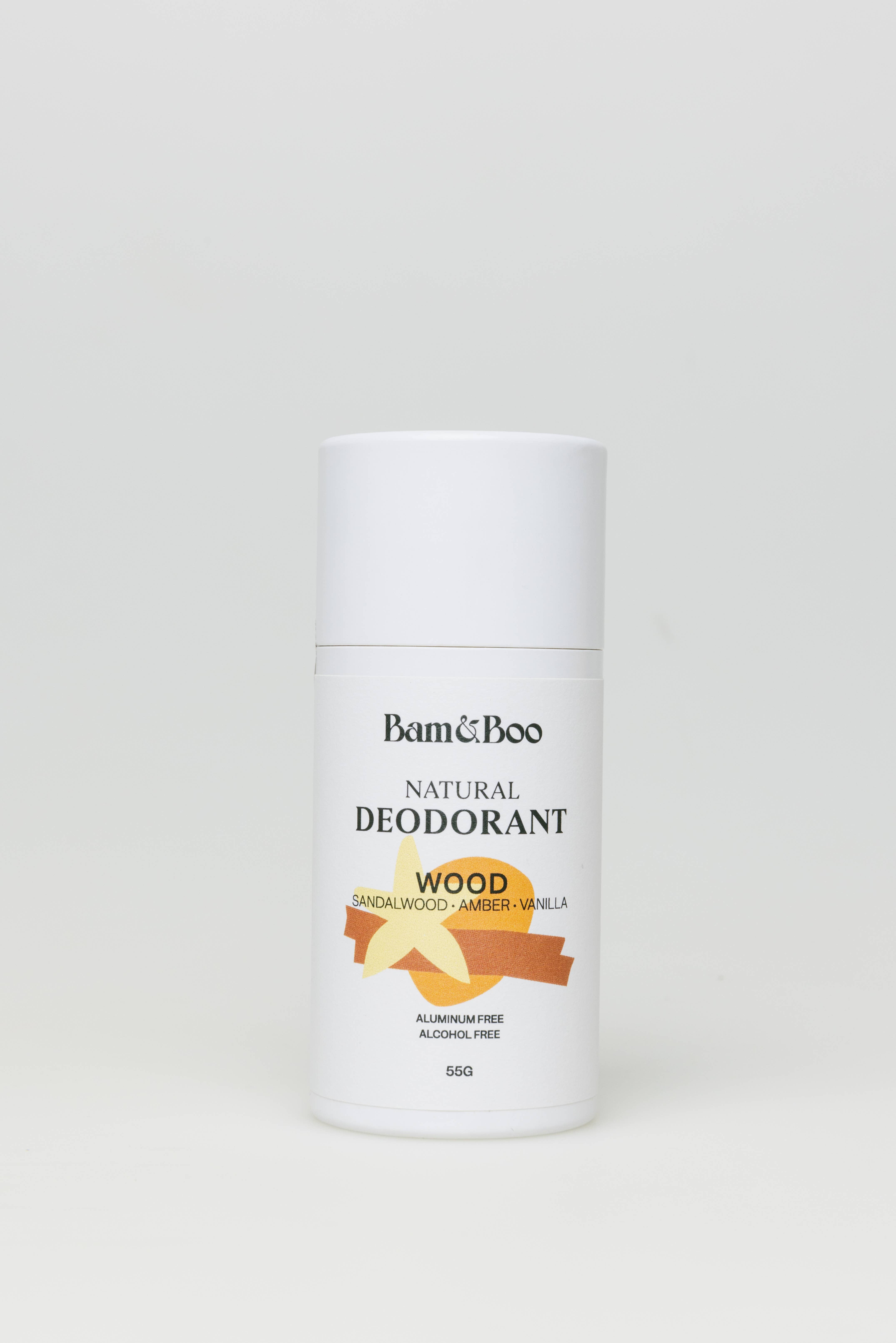 BAMandBOO - Wholesale Deodorant - Unisex - Regular Natural Deodorant Sandalwood, Amber & Vanilla1