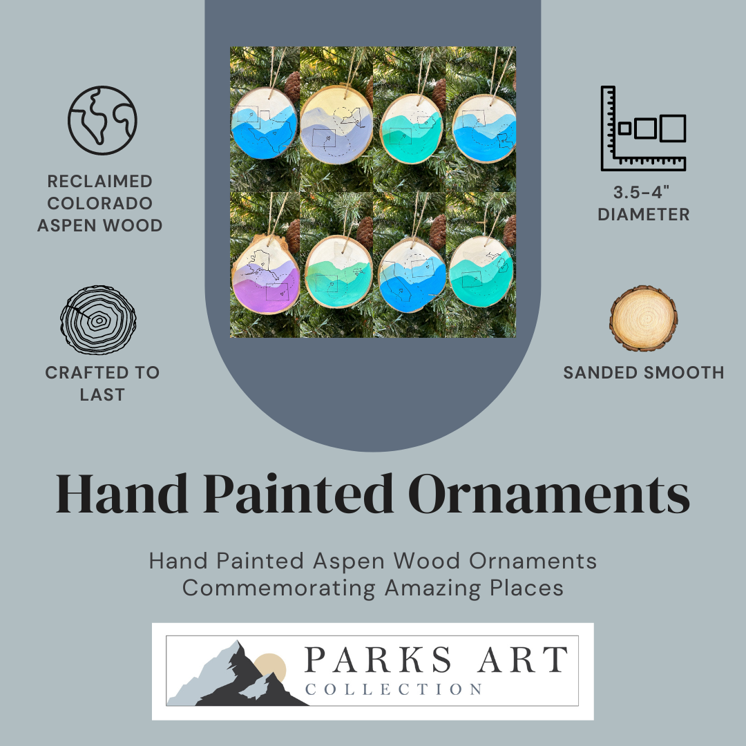 Parks Art Collection - Wholesale Ornament - Hand Painted Ski Resort Ornaments, Any Ski Resort, Variety1