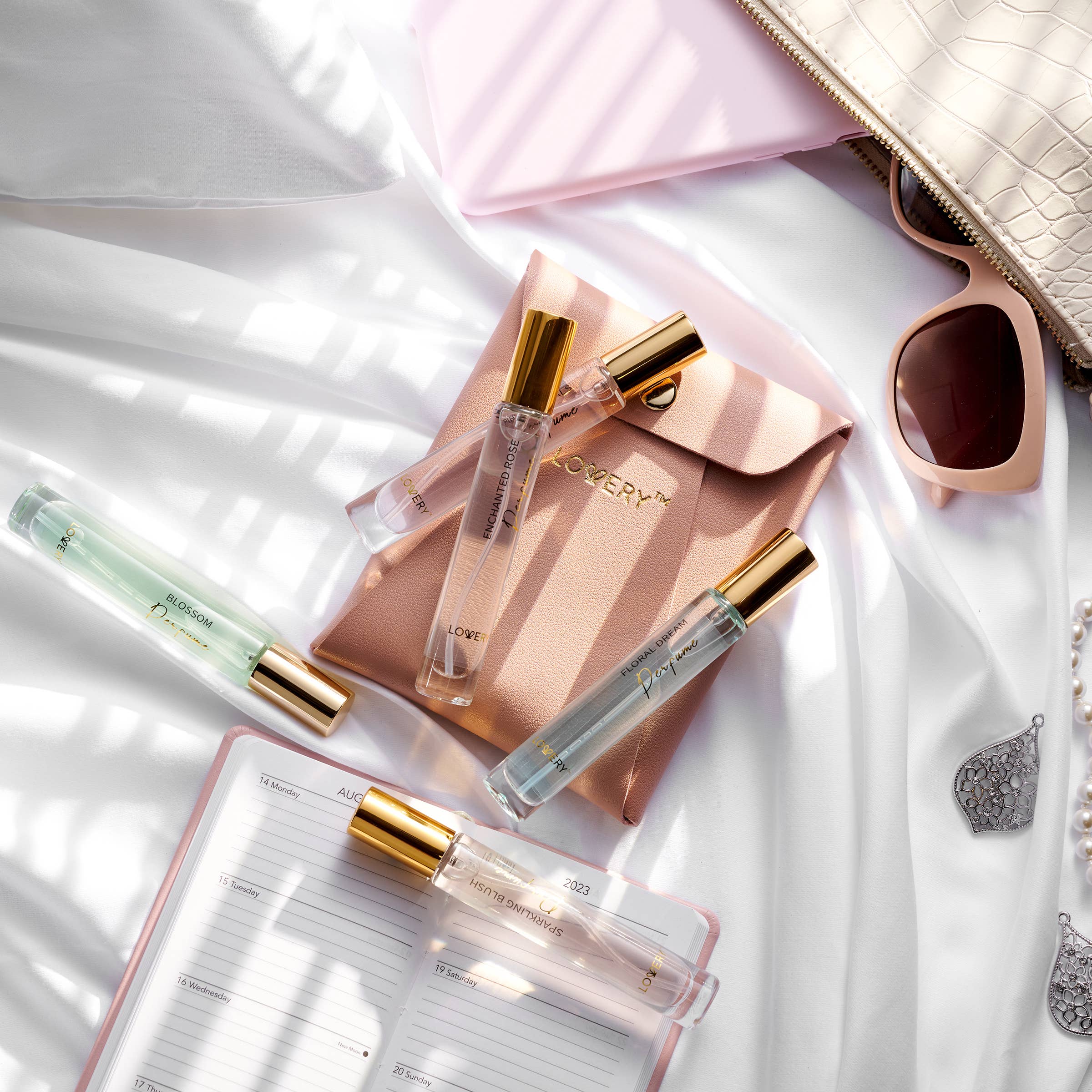 Lovery - Vente Coffrets de parfums à offrir - Coffret cadeau de parfum, 5 pièces d'eau de parfum à vaporiser assorties6