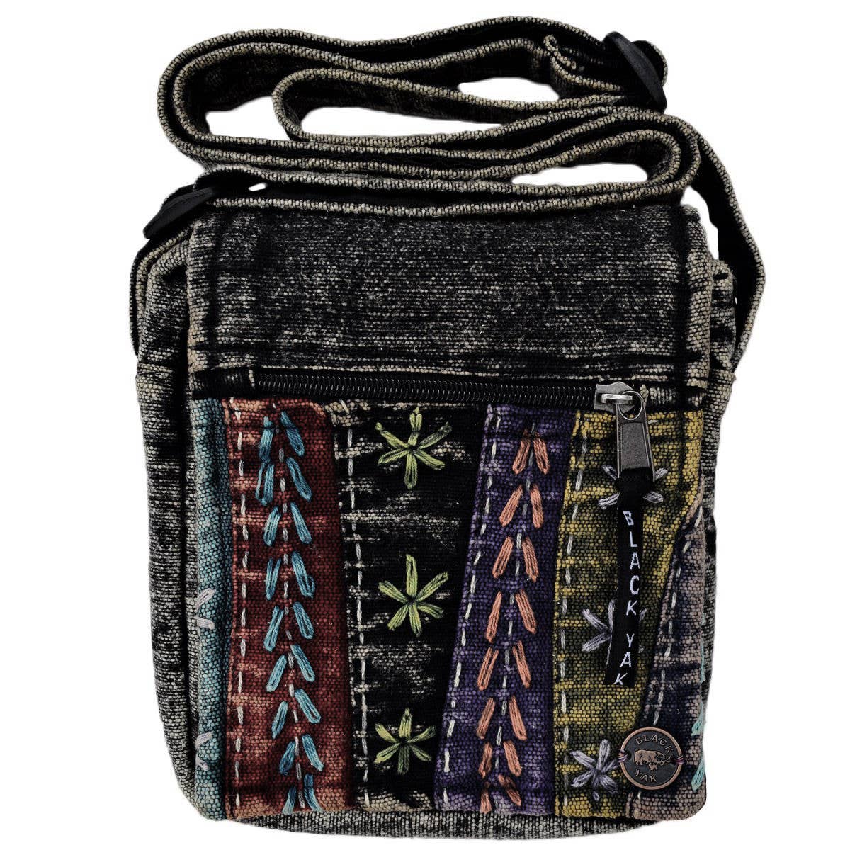 Black Yak Ltd – wholesale Top handle bag – women's – Small Hand Embroidered Bag - Cotton - Fair Trade8