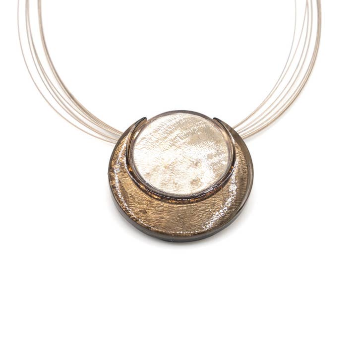 Two round necklace for wholesale by KLK