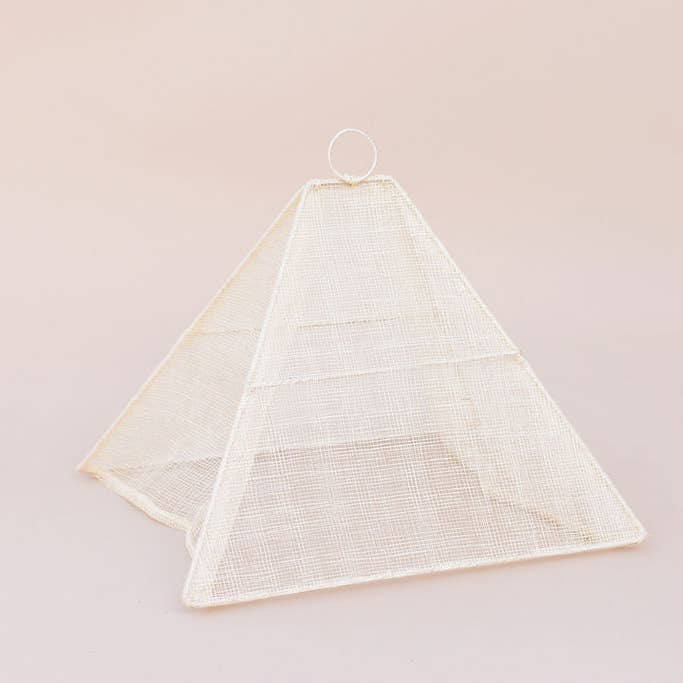 NEEPA HUT - Wholesale Food Storage Wrap/Bag - Collapsible Woven Food Tent Cover | Mixed Size | Cream