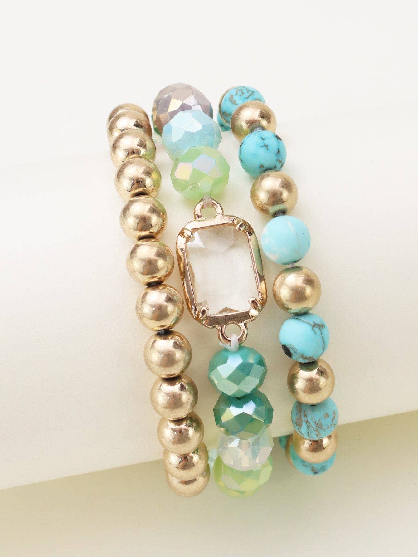 MiMi Wholesale - Wholesale Beaded Bracelet - Nora Multi Strand Beaded Bracelet5