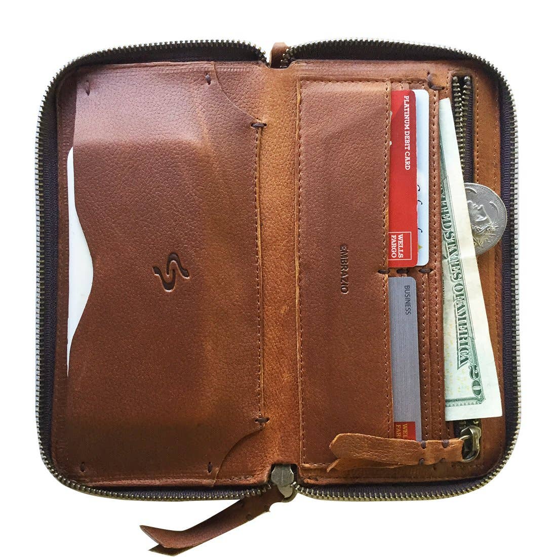 Embrazio - Wholesale Phone Wallet - Women's - WENDY Handmade Leather Phone Wallet | Wristlet7