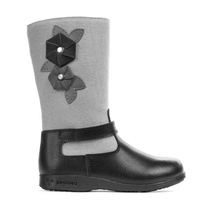 Nora - Flex® | Bottes Noir/Gris pour la vente par pediped footwear