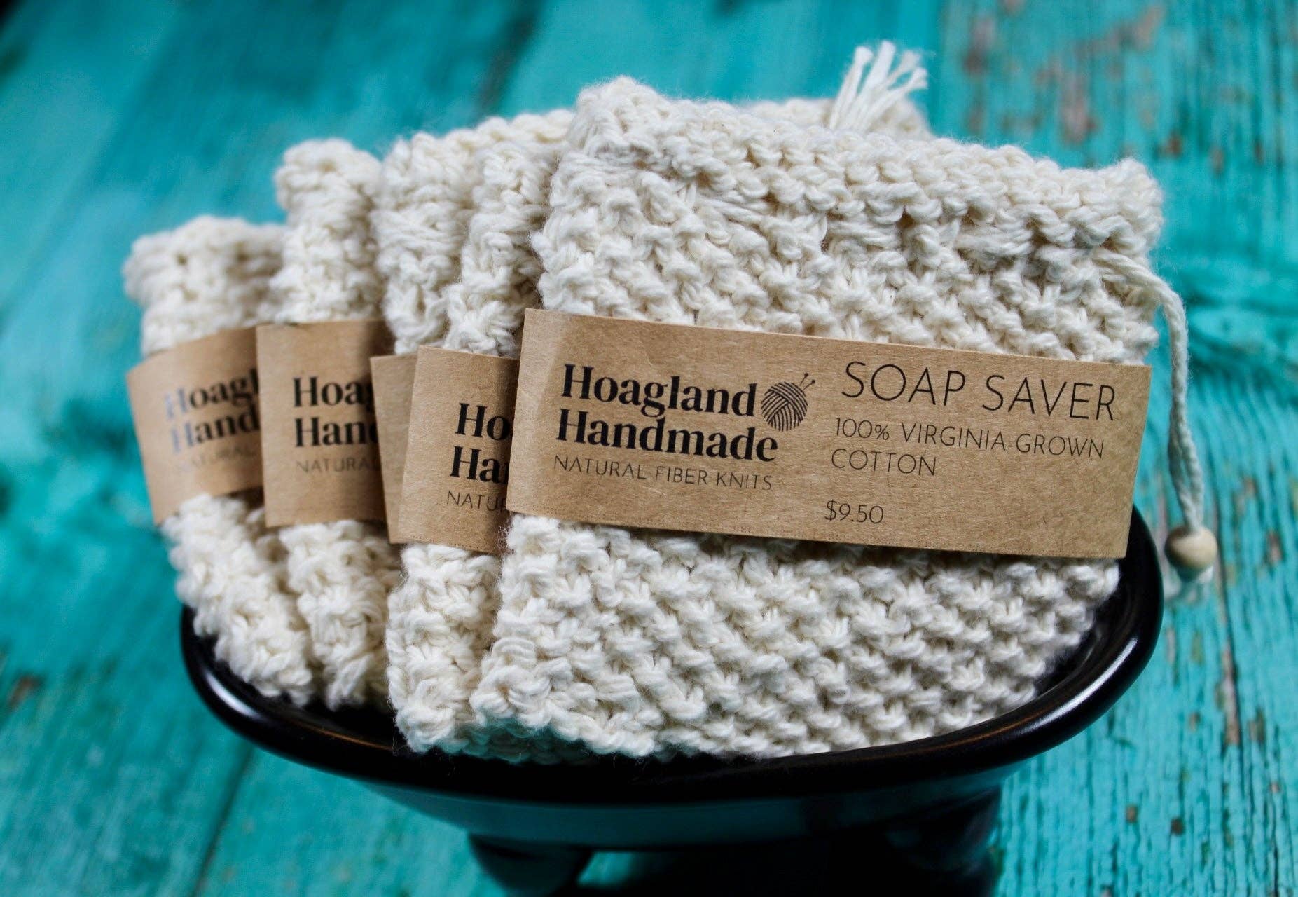 Wicked Bubbles LLC - Wholesale Loofah - Virginia Grown Cotton - Soap Saver3