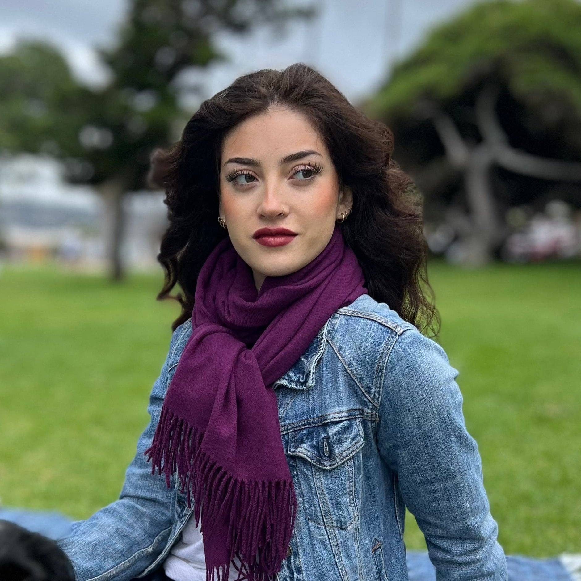 Humble Hilo - Wholesale Scarf - Women's - Humble Hilo Large Wool Scarf185