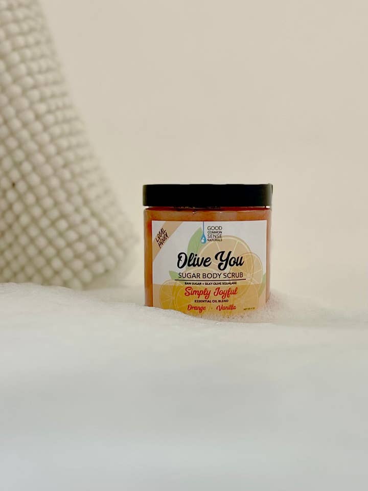 Esfoliante de Açúcar Olive You - Simply Joyful por atacado de GOOD COMMON SENSE NATURALS