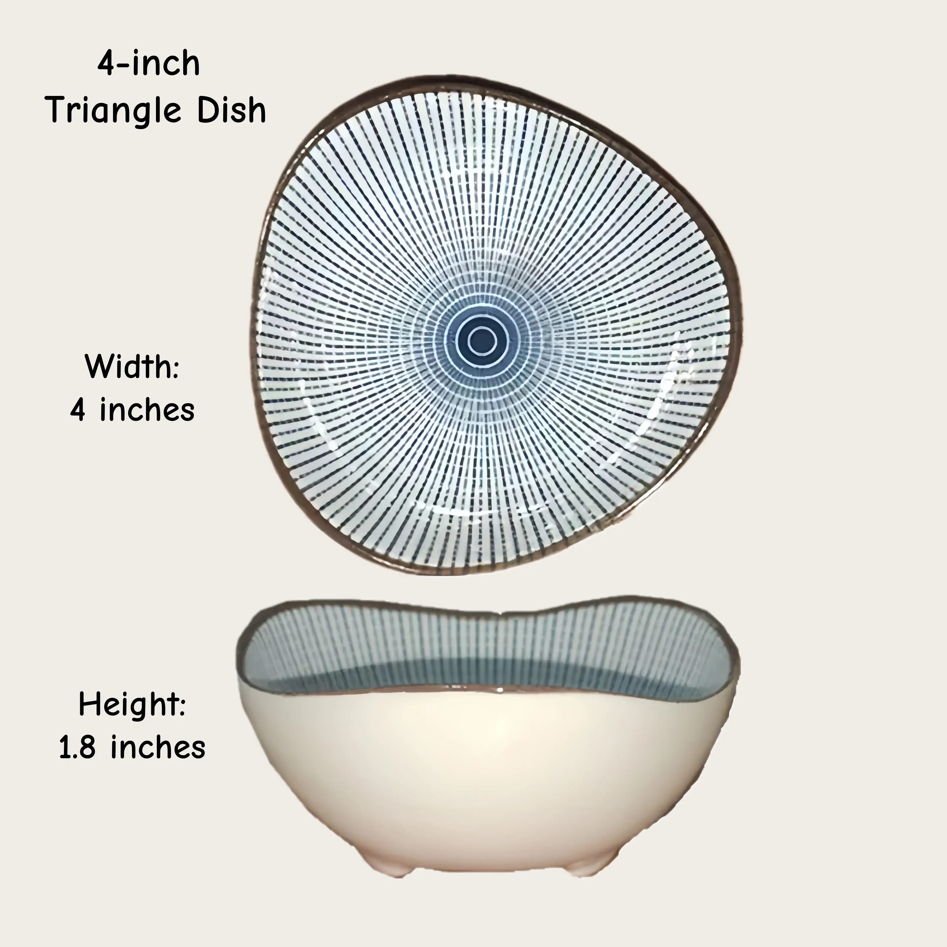 Otterware - Vente Bols à condiments/sauces - Plats à trempette en céramique style marocain (6 styles)20