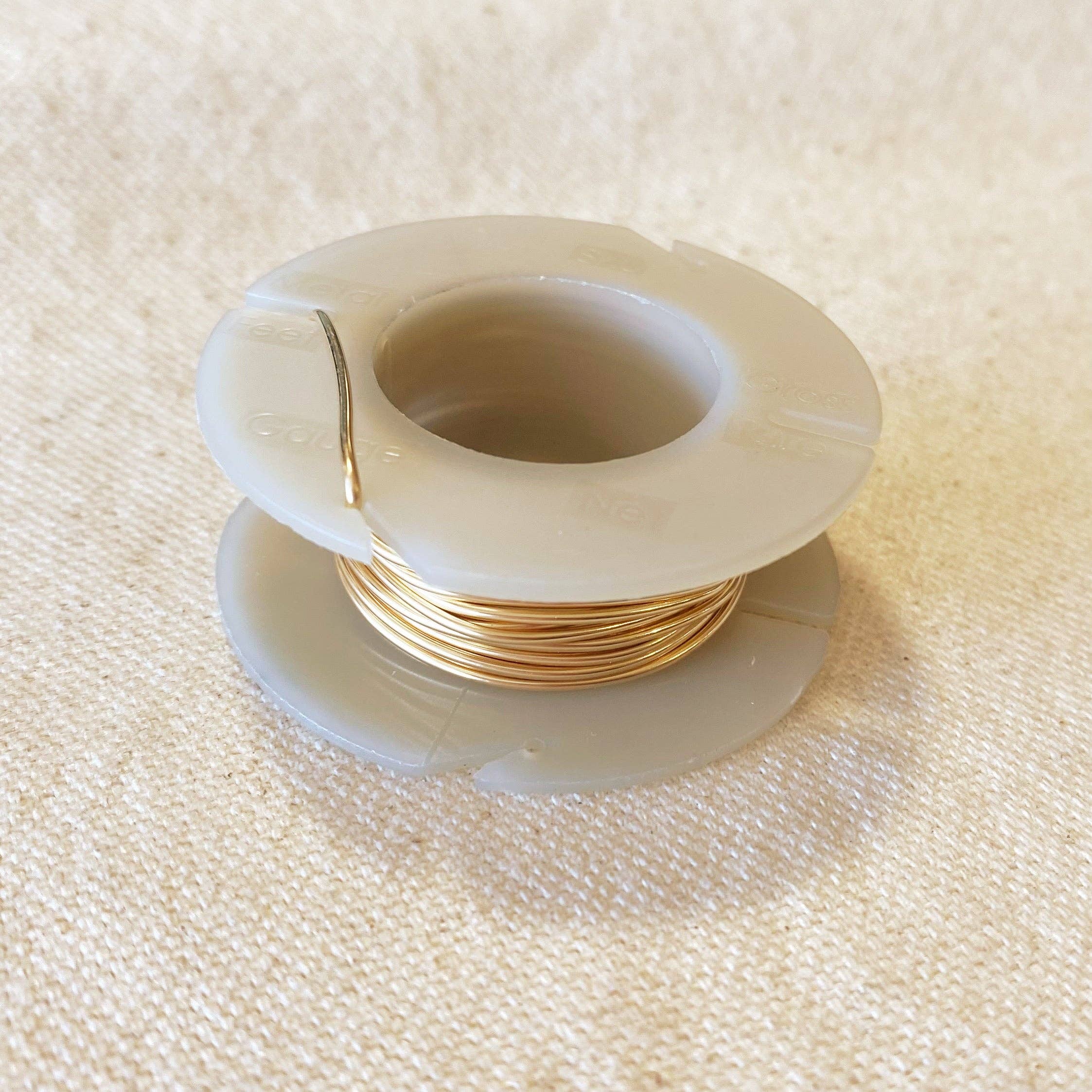 GoldFi - Wholesale Craft Supplies - 14k Gold Filled Wire 18ga Spool - 7ft