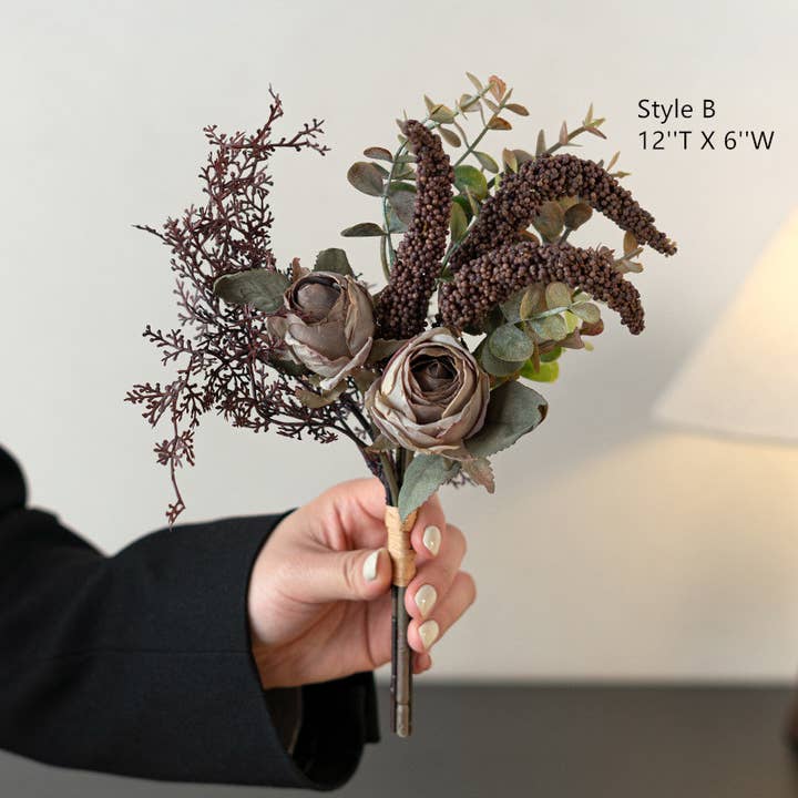 Sweet Home Deco - Wholesale Artificial Flowers - Special Designed Faux Floral Bouquet, Wedding/Vase Bouquets2