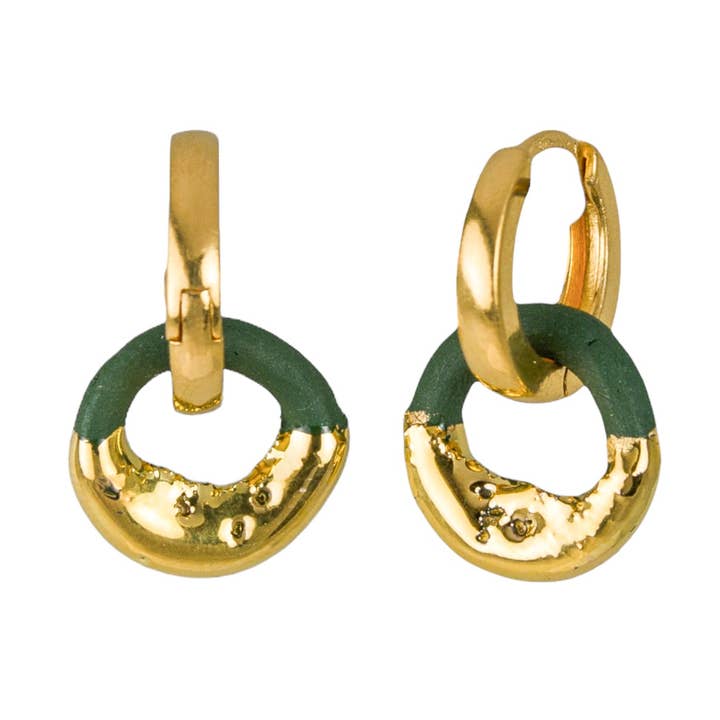 Aros "Kiera" con Mini Encanto para venta al por mayor de FreakyFoxx porcelain