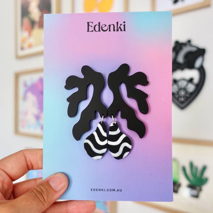 Edenki - Wholesale Dangle earrings - REFLECT No. 2 Statement Earrings3