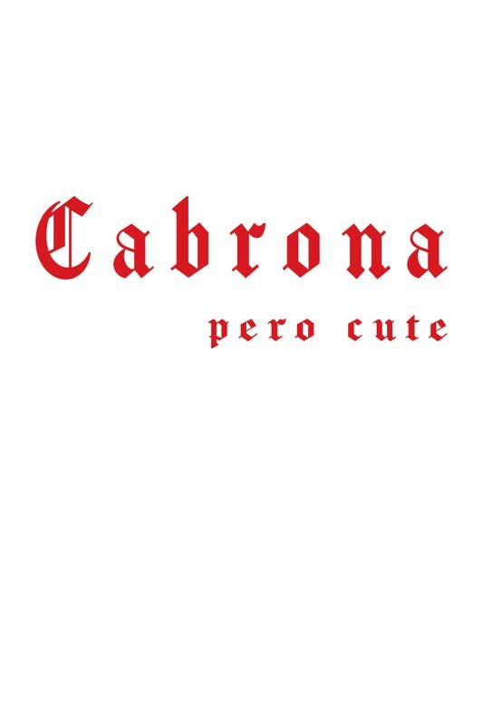 DOTCOM - Wholesale T-shirt met print - Dames - Cabrona Pero Cute Graphic Plus T-shirt1