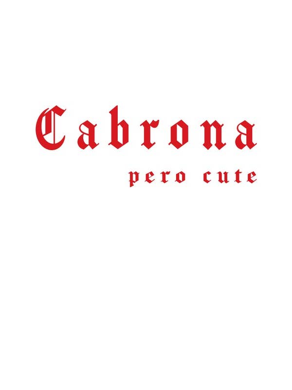 DOTCOM - Wholesale T-shirt met print - Dames - Cabrona Pero Cute Graphic Plus T-shirt1