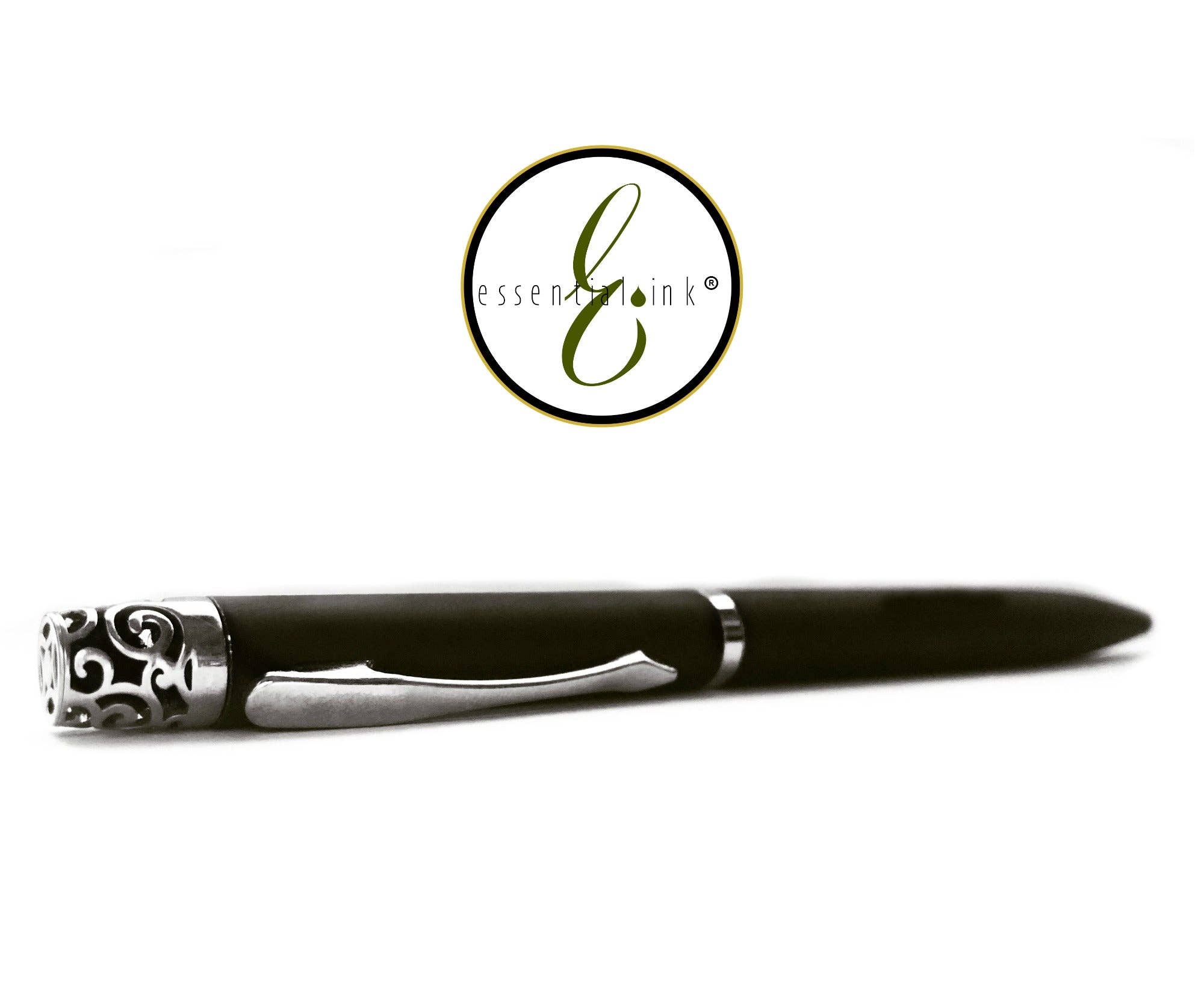 Essential Ink - Wholesale Pen - Pens that make Scents Essential Ink Aromatherapy Pen  Black5