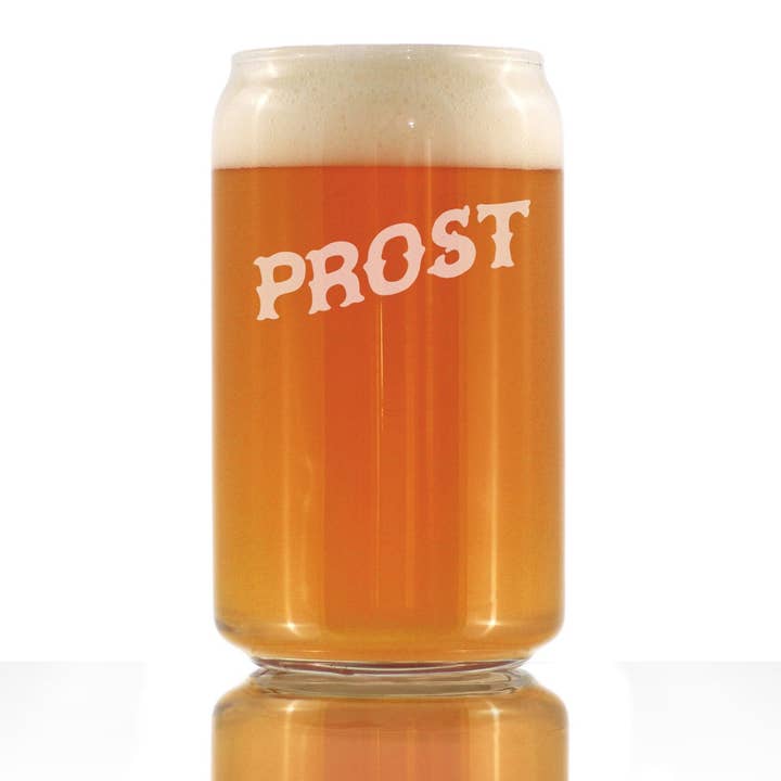 bevvee - Wholesale Beer Glass/Mug - Cheers German Prost Beer Can Pint Glass - Germany Gifts0