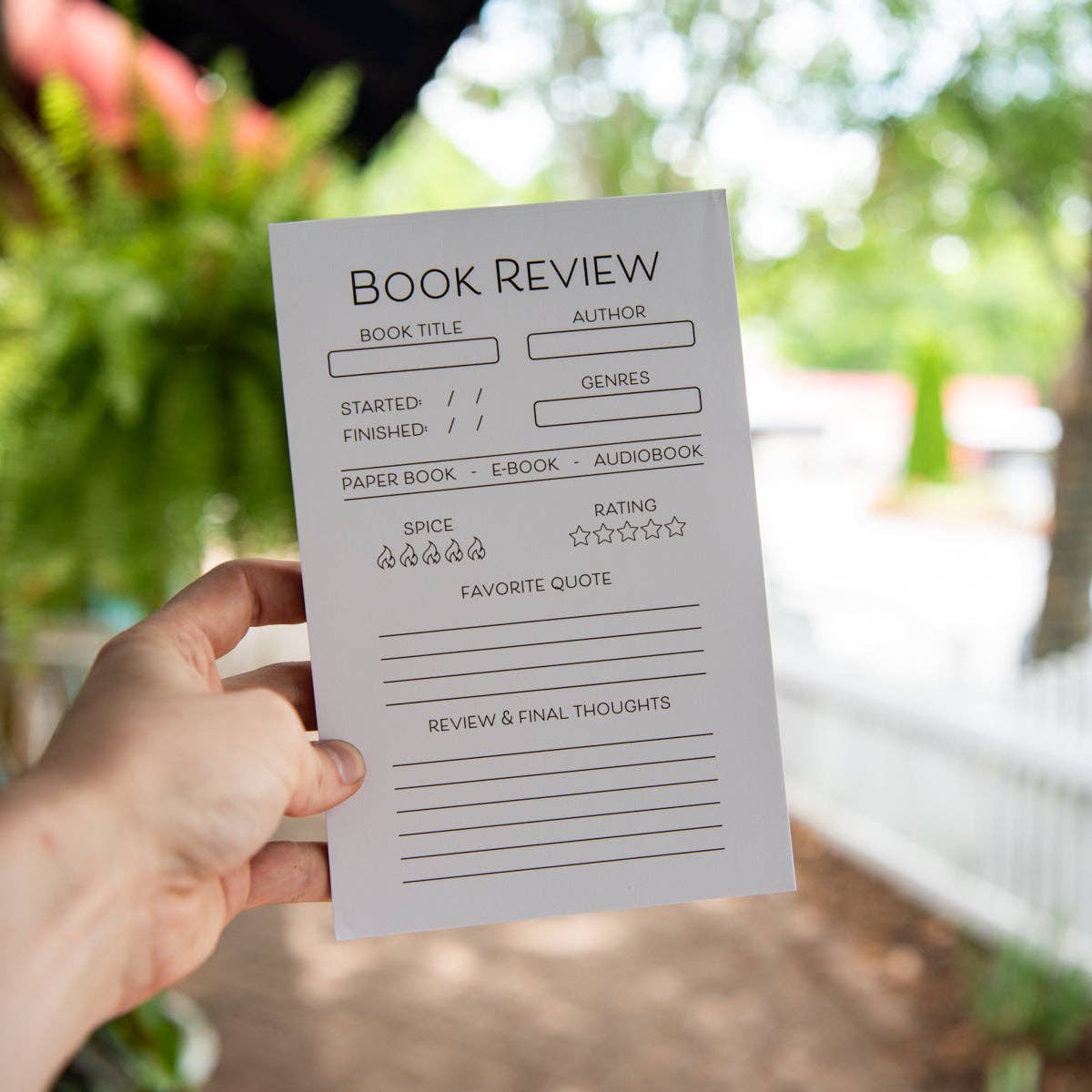 Still Magnolia - Wholesale Notepad - Book Review Notepad0