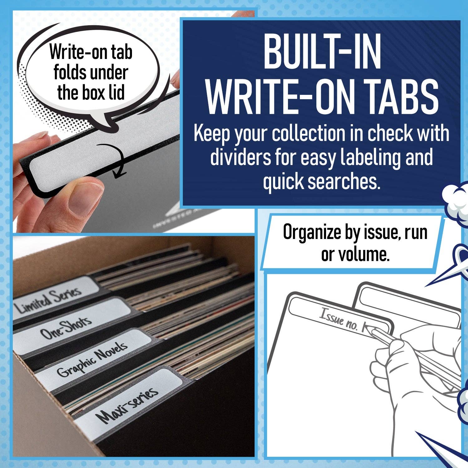 Invested Alliance LLC - Wholesale Binder - Black Comic Book Dividers - 10 Pack3